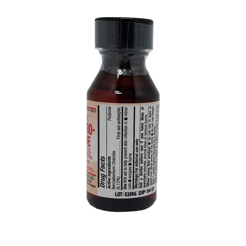 Germa Mercuro-chrome Mercury Free First Aid Antiseptic Liquid 1 oz