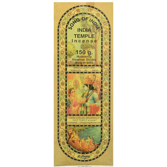 India Temple Incense - Song of India - 120 Stick Large Box