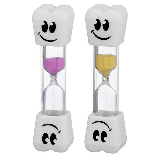 Smile Tooth 2 Minute Sand Timer Assorted Colors (2 Pack)